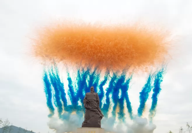 Day Time Fireworks Show